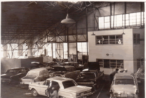 当時の修理工場